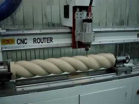 Витая колонна - витая балясина на ЧПУ CNC-1500 - YouTube