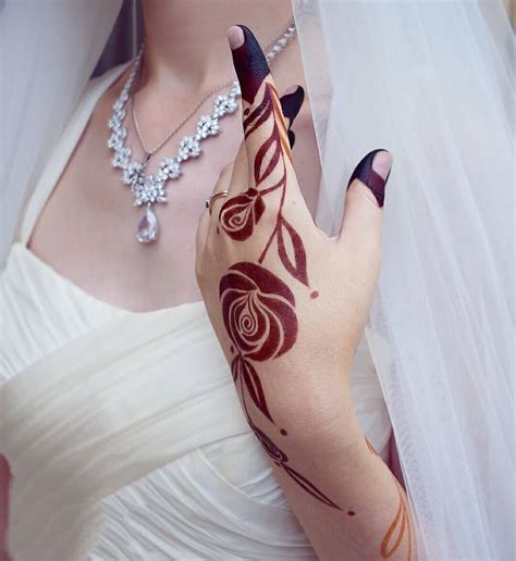 rose flower mehndi design  jessica zelman blog
