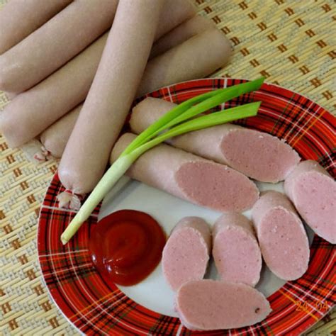 Сосиски из рыбы и морепродуктов