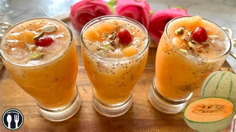musk melon juice recipe kharabja jasa healthy refreshing summer drink