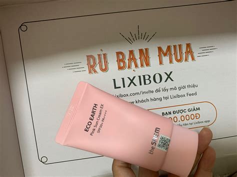 Kem Chống Nắng The Saem Eco Earth Pink Sun Cream EX 50g | Lixibox