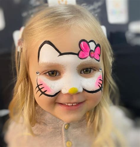 Magical Hello Kitty Face Painting for Girls