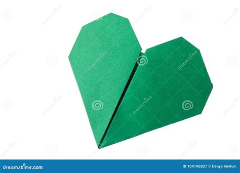 Heart Origami Recycled Paper Craft Royalty-Free Stock Image ...