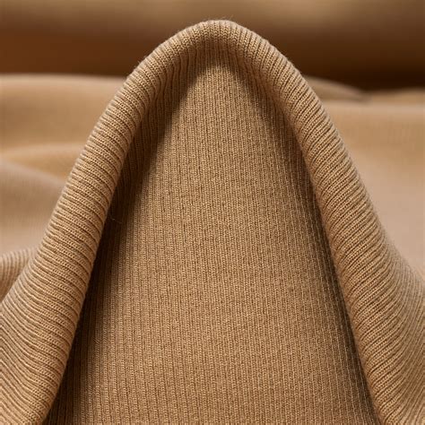 Rib Jersey, Modal, Wool Blend, Iced Coffee | F000044003