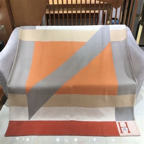 Кашемировый плед Hermes