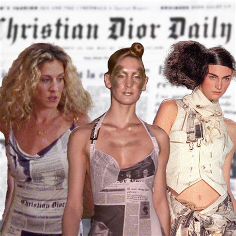 Carrie Bradshaw's Newspaper Dress - From Galliano's Scandal to Icon