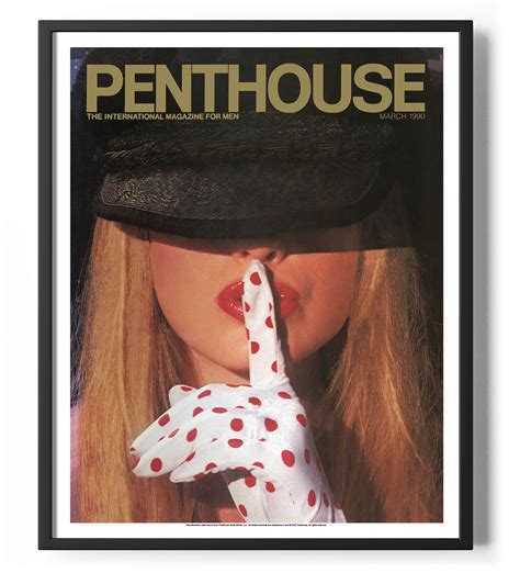 Penthouse Magazine March 1990 Cover Poster - JustPosters