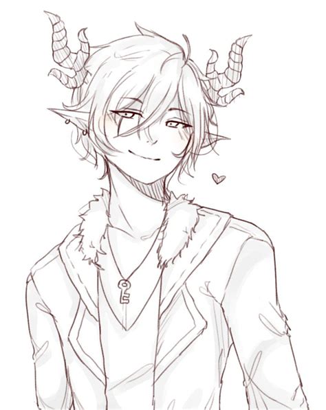 Adopt Bonus | Demon Sketch by Jasmiass | Anime sketch, Sketches, Anime ...