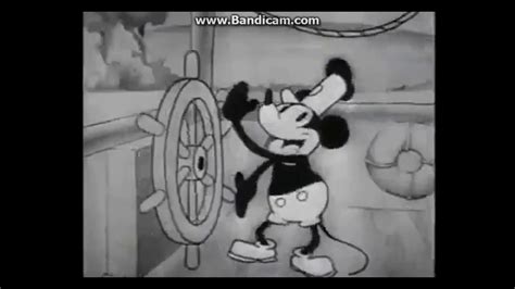 Мики Маус, 1928 г. "Пароходик Вилли" - YouTube