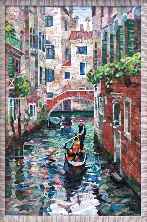 Мозаичная картина | Landscape mosaic, Mosaic art, Mosaic artwork