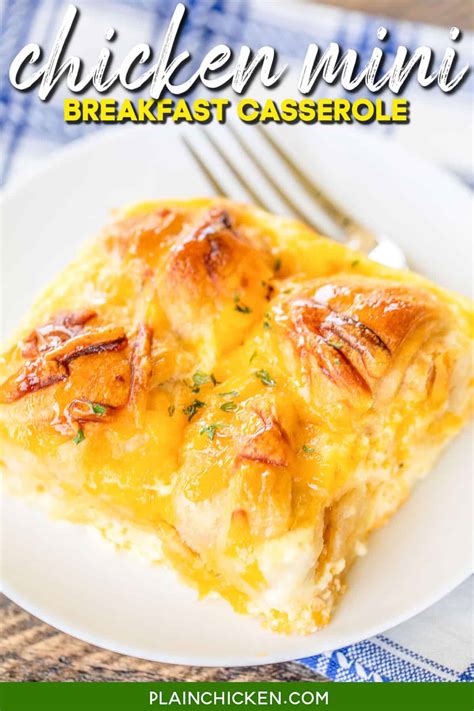 Chicken Mini Breakfast Casserole - Plain Chicken