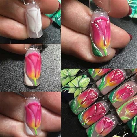 Маникюр с цветами: лучшие рисунки на ногтях (фото) | Floral nail art ...