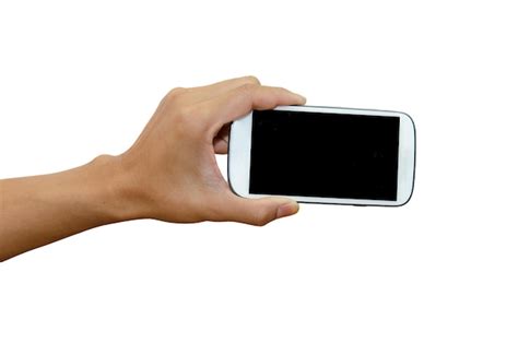 premium photo smart phone  hand