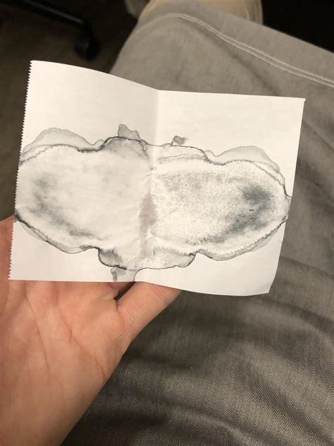 This is what happens when you put hand sanitizer on receipt paper and