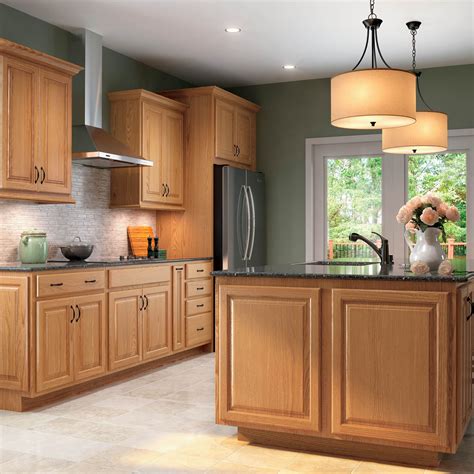 Adding Warmth And Sophistication To Your Home: Natural Oak Cabinets ...