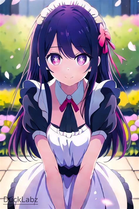 Ai Hoshino as a maid AI + Photoshop by DuckLabz on DeviantArt