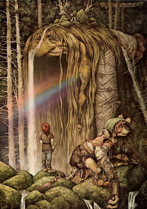 Froud - Old troll woman turning into part of the woods | Fairy art ...