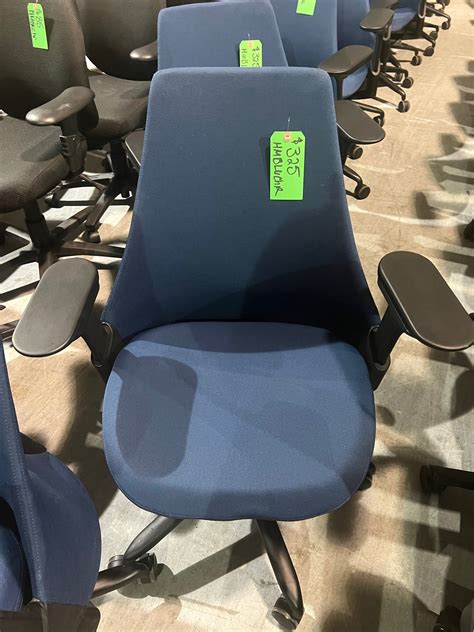 Herman Miller Blue Task Chair – Superior Office Services | Used Office ...