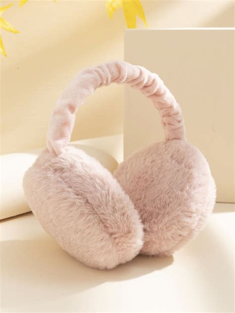 Solid Fuzzy Earmuffs | Earmuffs, Ear warmers, Women's earmuffs