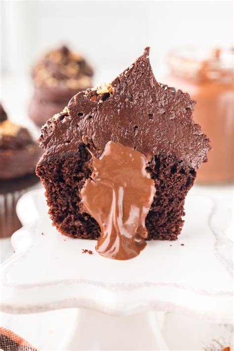 Chocolate Filled Cupcakes Recipe - Kitchen Fun With My 3 Sons