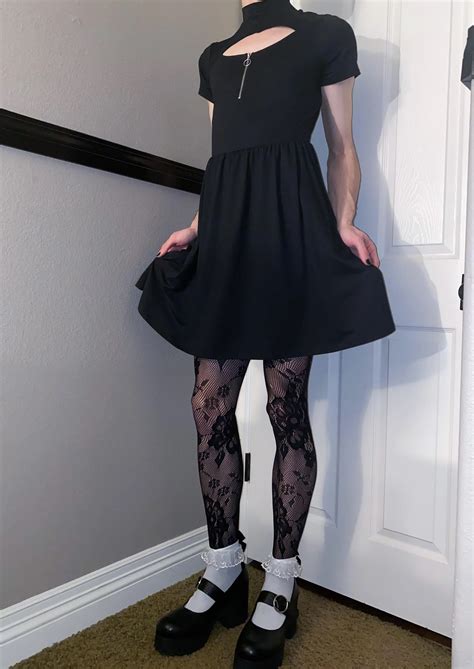 Discover more like Femboy: Pov: you spot a shy goth femboy 👉🏼👈🏼🥺 and
