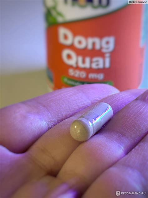 БАД Now Foods Dong Quai, 100 Capsules (Дудник китайский) - «Спас от ...