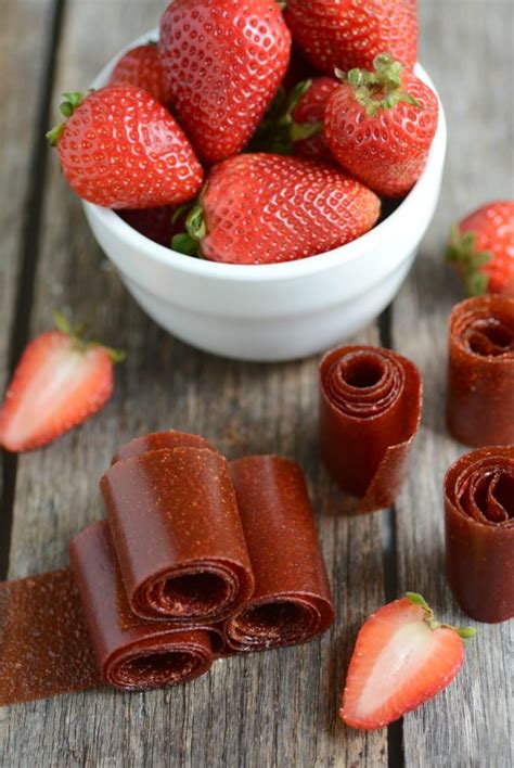 strawberry fruit leather no sugar