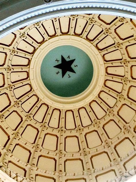 The dome inside Texas' State Capitol building | Texas state capitol ...