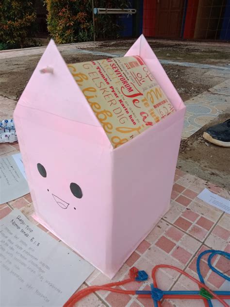 cara membuat tempat sampah dari kertas 3