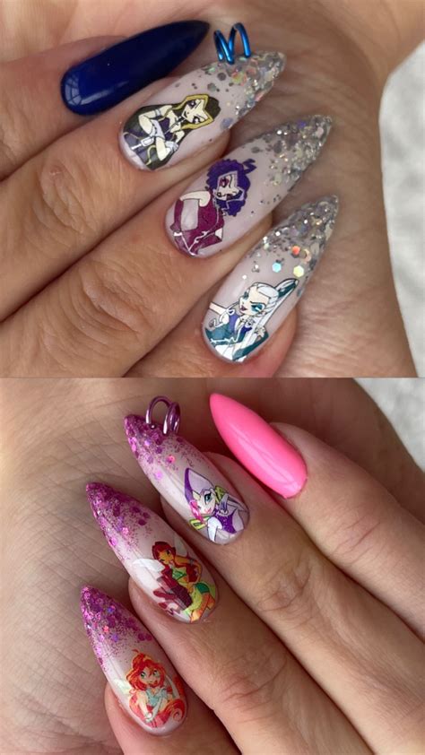 Ногти Винкс | Unhas bonitas, Unhas, Unha