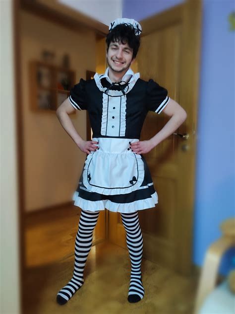Cafe Maid at your service nyahhh~ : femboy