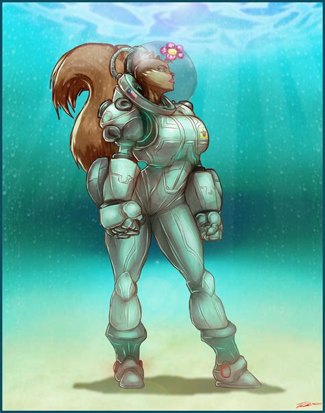 A slightly humanized version of a cartoon character I made of "Sandy