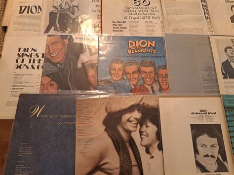 24 Original Dion DiMucci Belmonts LP Record Albums From 1950's to 1980 ...