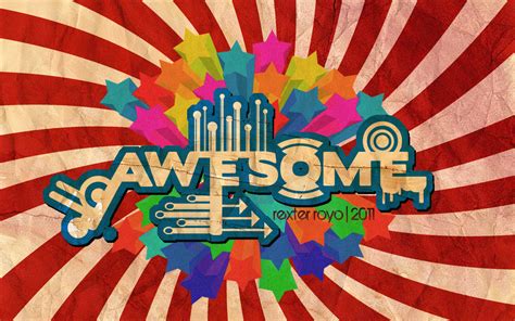 retro awesome typography  keyofdestny  deviantart