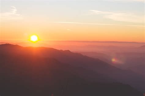 Free Photo: Sunrise in Mountains