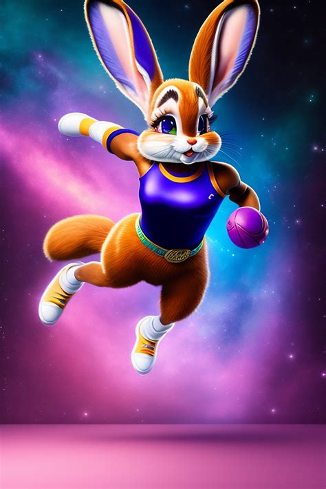 Lexica - Lola Bunny. space jam fashion photoshoot. Posing fabulously
