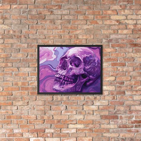 Shades of Purple Skull Art 62 Colors Modern Art Printable Wall Art ...