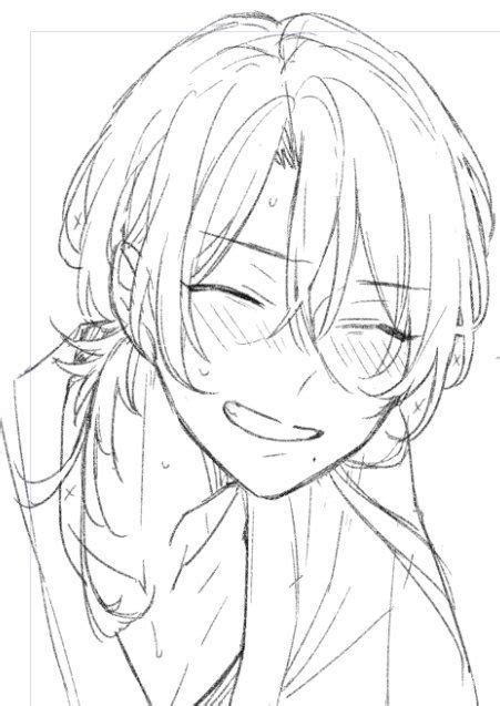 chuuya drawing reference chuuya  art chuuya outline anime sketch