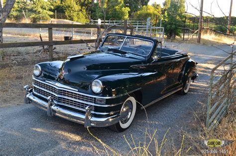 1948 Chrysler Windsor Convertible - CLASSIC CARS LTD, Pleasanton California