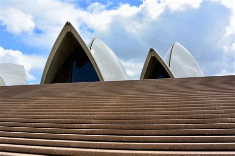 Brown Concrete Stairs Beside the Sydney Opera House · Free Stock Photo