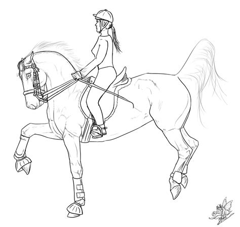 Horse And Rider Drawing at GetDrawings | Free download