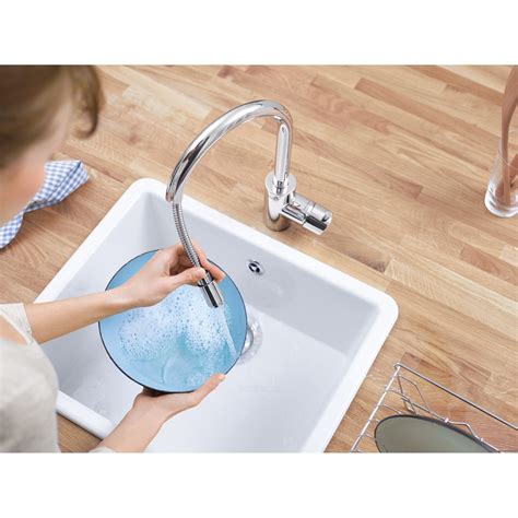 Смесител Grohe, Eurostyle Cosmopolitan, кухненски смесител, 35 mm ...