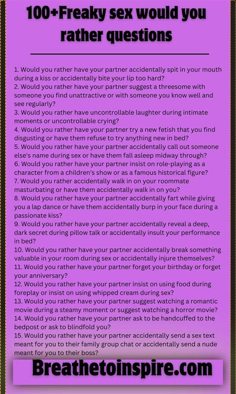 Would you rather questions for couples 20 | Would you rather questions