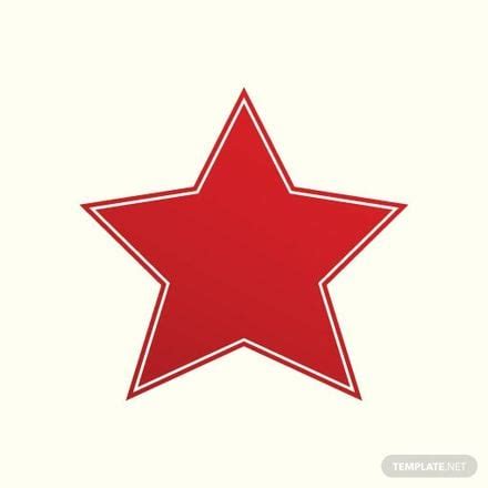 Red Star Vector in Illustrator, SVG, JPG, EPS, PNG - Download ...