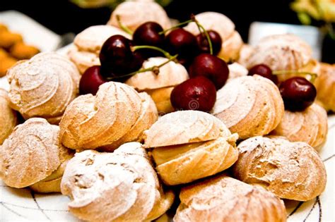Variety of Eclairs with Different Flavors Stock Image - Image of color ...