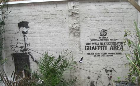 Create Your Own Graffiti: Banksy Graffiti "Graffiti Area Wall"