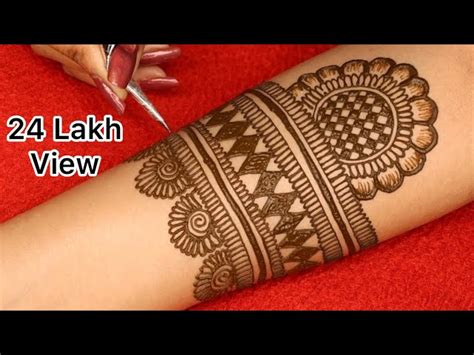 Simple Mehndi Design Photo Full Hand Simple And Beautiful Front Hand ...