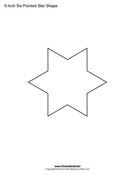 5 Point Star Outline Pattern Five 5 Pointed Star Hi Res Stock