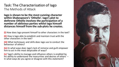 A Level Literature: (10) Othello – The Characterisation of Iago | Made ...