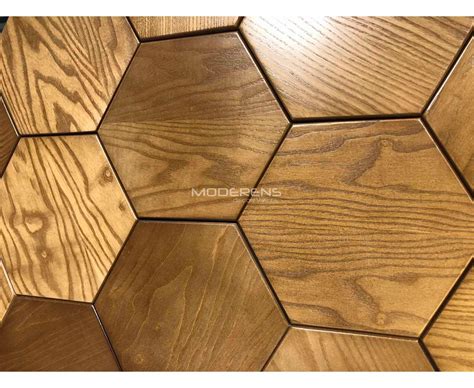 Деревянная 3D панель Соты [250х250] від виробника Moderens